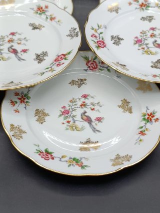 Set platos aperitivos porcelana francesa Sosafils