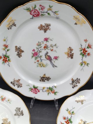 Set platos aperitivos porcelana francesa Sosafils