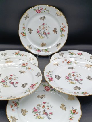 Set platos aperitivos porcelana francesa Sosafils