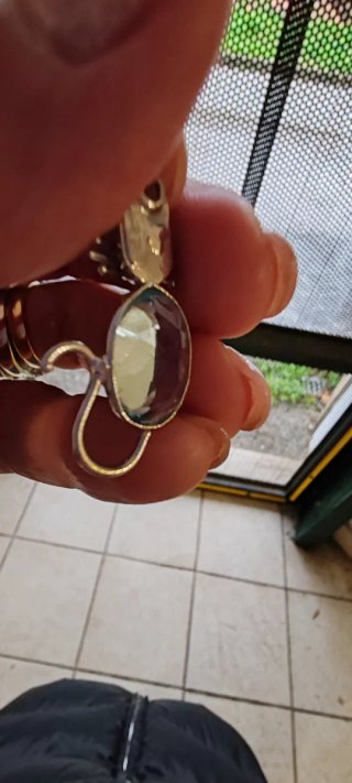 Ciondolo Acquamarina Oro bianco 750