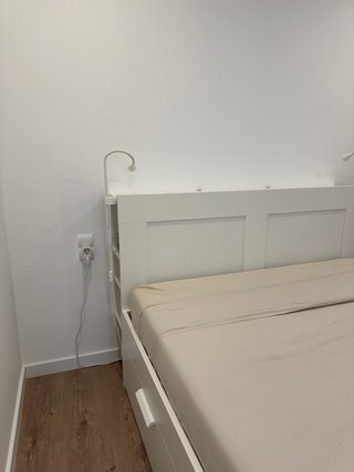 Cabecero de cama blanco