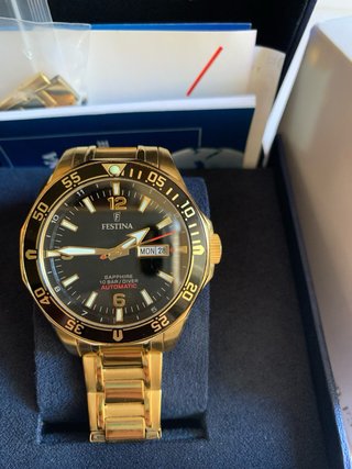 Reloj Festina Dorado Hombre Automático