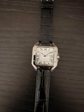 Reloj Cartier Santos Automático Cuero