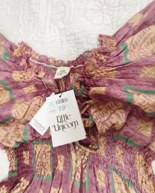 Vestido estampado verano talla única