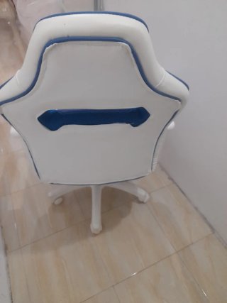Silla Gaming DRW Blanca y Azul
