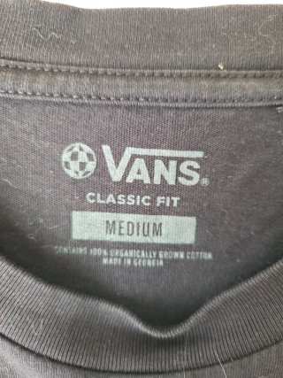 T-shirt Vans Off The Wall nera