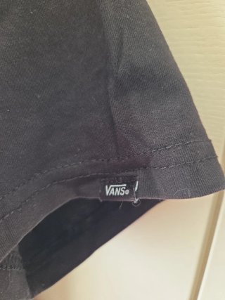 T-shirt Vans Off The Wall nera