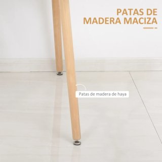 Tavolo da Pranzo Nordico Bianco 120x60cm