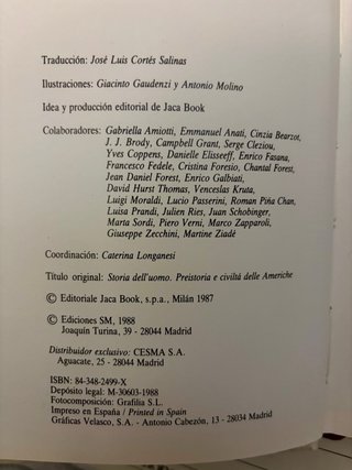 Lote 4 Libros HISTORIA DEL HOMBRE Ed. SM PERFECTOS