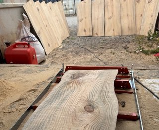 Tablas de madera: pino, fresno y platanera