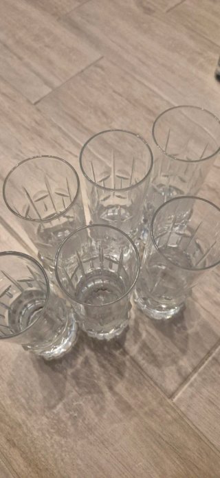 Set 6 Bicchieri Long Drink Cristallo