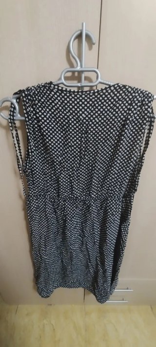 Vestido negro flores XXL
