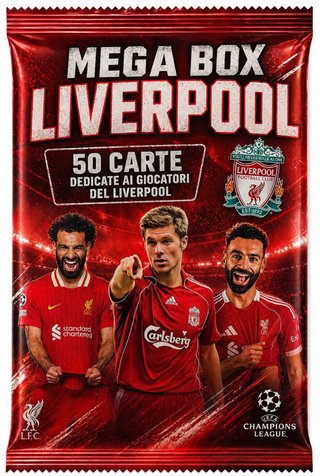 Mega Box Liverpool 50 Carte Giocatori