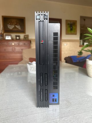 Consola Sony PS2 Fat Negra