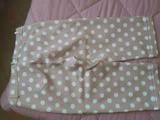 Pantaloni palazzo bambina pois