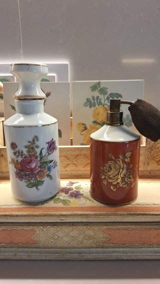Perfumero Limoges Antiguo