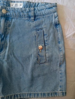 Shorts Vaqueros Azules Talla 34