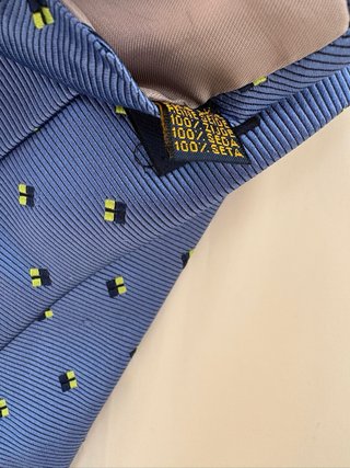 Corbata de seda El Corte Inglés azul