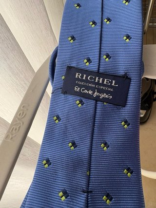 Corbata de seda El Corte Inglés azul