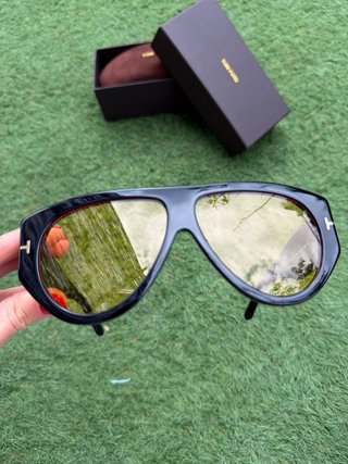 Gafas Tom Ford Bronson Negras y Doradas