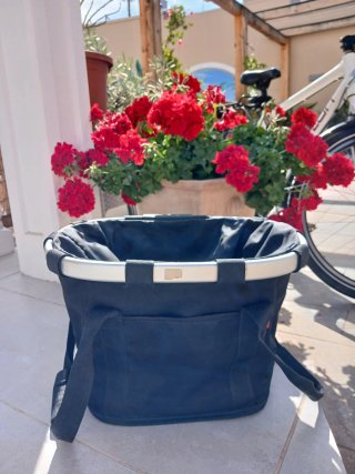 Cesta Bicicleta KLICKfix Delantera Portátil