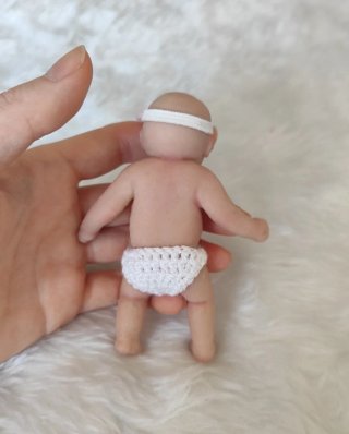 Mini Bebé artesanal de silicona