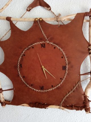 Reloj de Cuero Artesanal