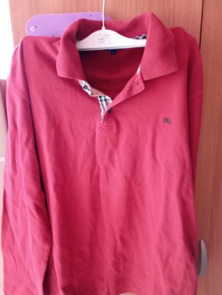 Polo Burberry manica lunga L