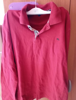 Polo Burberry manica lunga L