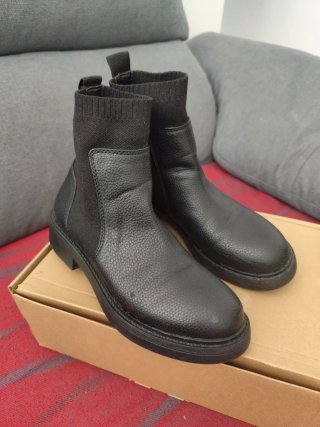 Botines Bershka Negros Mujer