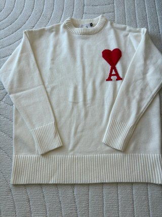Jersey Ami Paris Corazón Rojo