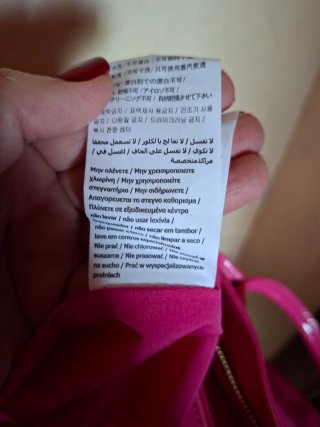 Borsa shopping Liu Jo fucsia con ciondolo