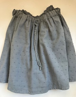 Falda niña Buho gris