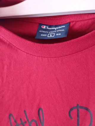 Maglietta Champion Uomo XL/46/56 Rossa
