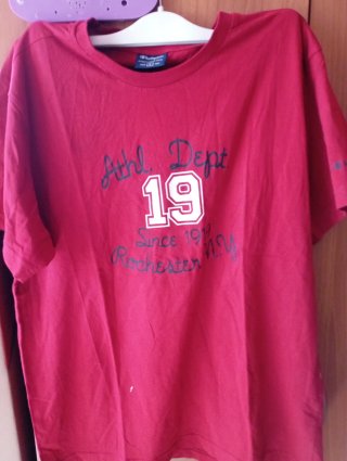 Maglietta Champion Uomo XL/46/56 Rossa