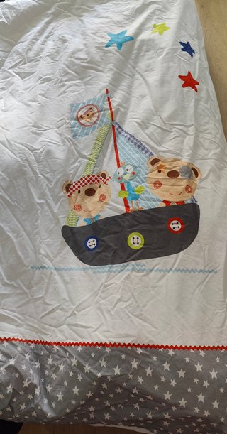 Edredón funda nórdica y relleno para cuna