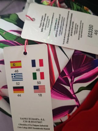 Bañador estampado tropical