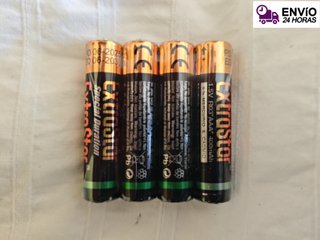 Lote 4 Pilas AAA 1.5V Extrastar -Precintado