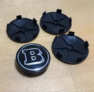Tapas Bujes Brabus 68mm / 75mm (4uds)