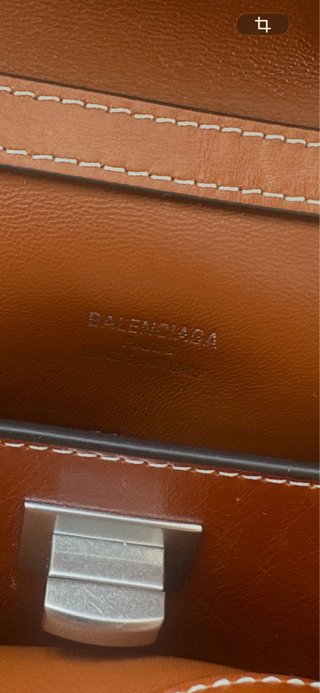 Borsa Balenciaga in pelle caramelo