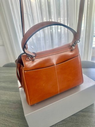 Borsa Balenciaga in pelle caramelo