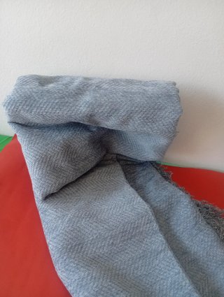 Colcha azul lago para sofá o cama
