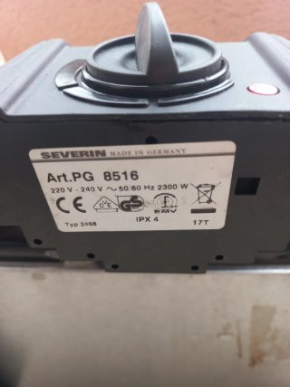 Parrilla Eléctrica Severin Negra