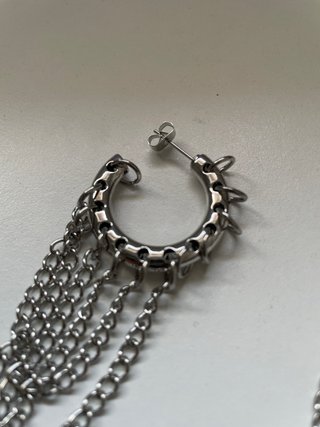 Pendientes Aro con Cadenas