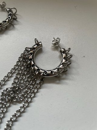Pendientes Aro con Cadenas