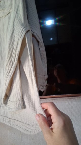 Camisa gris de manga larga