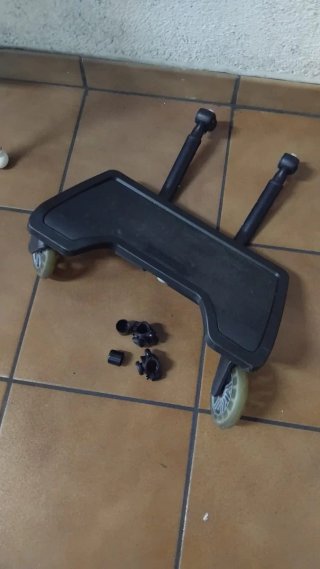 Soporte para carro de bebé con ruedas