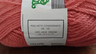 5 gomitoli Cablerone 100g corallo