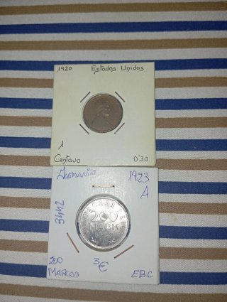 Lote de monedas varias