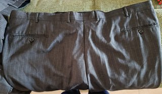 Completo uomo gessato grigio